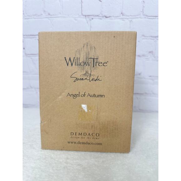 Willow Tree Angel of Autumn Figurine 2001 Thanksgiving Harvest Decoration - Picture 6 of 7